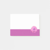 Roze roze rand rond de cirkel post-it® notes (Voorkant)