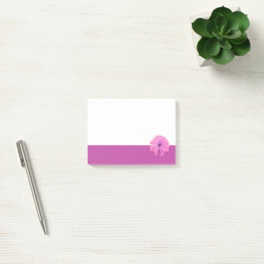 Roze roze rand rond de cirkel post-it® notes (Kantoor)