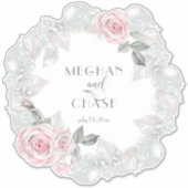 roze roze rode barefoot Bride™ Sticker (Voorkant)