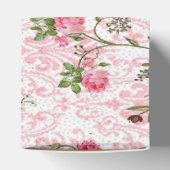 Roze roze roestdoos bedankdoosjes (Bovenkant)