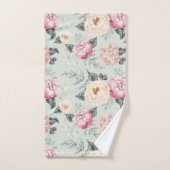 Roze roze roestvrij flessenpatroon bad handdoek (Handdoek)