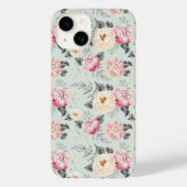 Roze roze roestvrij flessenpatroon Case-Mate iPhone case (Achterkant)