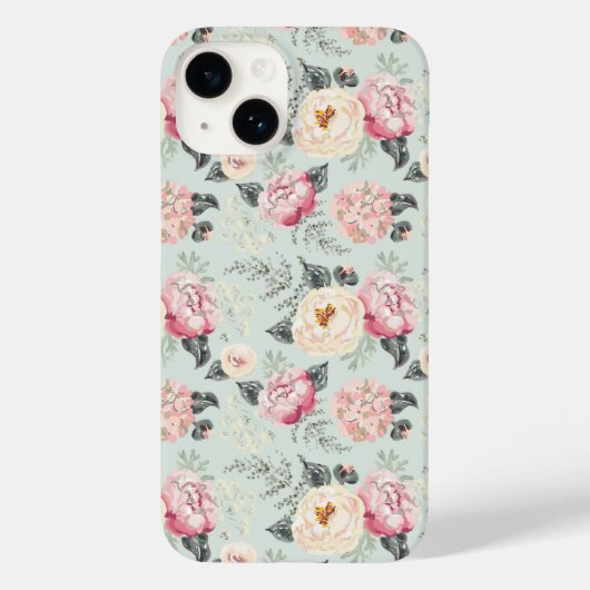 Roze roze roestvrij flessenpatroon Case-Mate iPhone case (Achterkant)