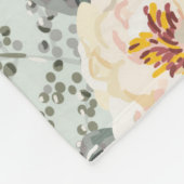 Roze roze roestvrij flessenpatroon fleece deken (Hoek)