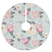 Roze roze roestvrij flessenpatroon kerstboom rok (Voorkant)