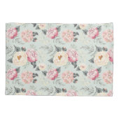 Roze roze roestvrij flessenpatroon kussensloop (Achterkant)