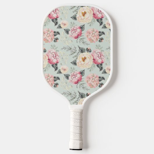 Roze roze roestvrij flessenpatroon pickleball paddle (Achterkant)