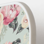 Roze roze roestvrij flessenpatroon pickleball paddle (Links Detail)