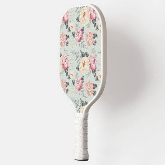 Roze roze roestvrij flessenpatroon pickleball paddle (Links)