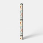 Roze roze roestvrij flessenpatroon samsung galaxy hoesje (Linkerkant)