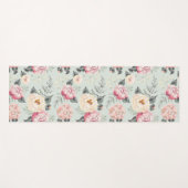 Roze roze roestvrij flessenpatroon yogamat (Voorkant (horizontaal))