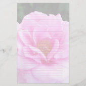  roze roze Romantisch geboord papier (Voorkant)