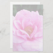 roze roze Romantisch geboord papier (Voorkant / Achterkant)