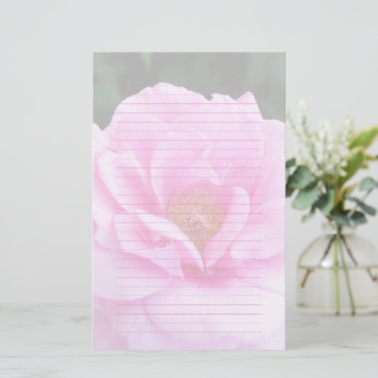  roze roze Romantisch geboord papier (Staand voorkant)