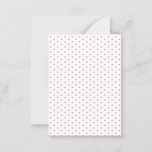 roze roze romantische mokken notitiekaartje (Achterkant)