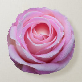 Roze roze ronde Sierkussen Rond Kussen