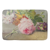 roze roze roodbaarzen badmat (Voorkant)