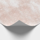 Roze roze roodbruin parkpoeder wit fijne was cadeaupapier (Hoek)