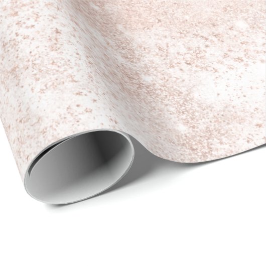 Roze roze roodbruin parkpoeder wit fijne was cadeaupapier (Rol Hoek)