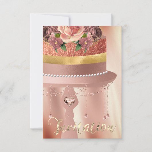 Roze roze roodbruine kristallen gordijnen Zijderzi Kaart (Voorkant)