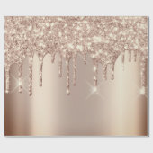 Roze roze roodbruine parkpoeder voor parkgebruik G Cadeaupapier (Vlak)