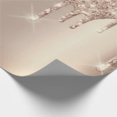 Roze roze roodbruine parkpoeder voor parkgebruik G Cadeaupapier (Hoek)