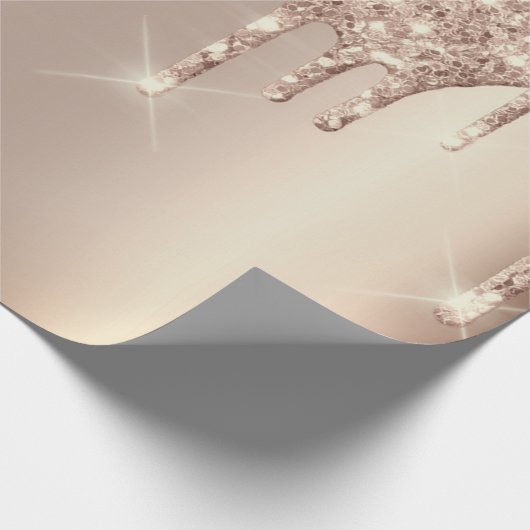 Roze roze roodbruine parkpoeder voor parkgebruik G Cadeaupapier (Hoek)