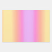 Roze, roze, roodgeel, uniek Oranje Inpakpapier Vel (Voorkant 3)