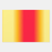 Roze, roze, roodgeel, uniek Oranje Inpakpapier Vel (Voorkant 2)