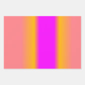 Roze, roze, roodgeel, uniek Oranje Inpakpapier Vel (Voorkant)