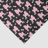 Roze roze roodjes en roze roestbont zwart tissuepapier (Detail)