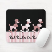 roze roze roodjes op de parade mousepad muismat (Met muis)