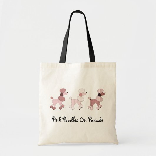 Roze roze roodjes op de voorverpakking tote bag (Voorkant)