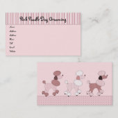 Roze roze roodjes op Parade Profile Card Visitekaartje (Voorkant / Achterkant)