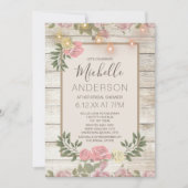 Roze Roze Roodmoer Jar LightS VRIJGEZELLENFEEST Kaart (Voorkant)