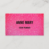 Roze roze roodroodbruine bruistoestel visitekaartje (Voorkant)