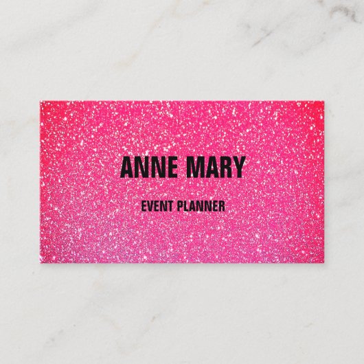 Roze roze roodroodbruine bruistoestel visitekaartje (Voorkant)