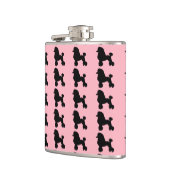 Roze roze roodroos geïnspireerde kolf uit de jaren heupfles (Links)