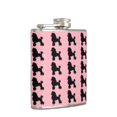 Roze roze roodroos geïnspireerde kolf uit de jaren heupfles (Rechts)