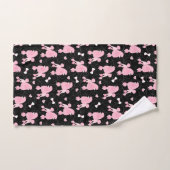 Roze roze roodroze en roodroze patroonroonroos bad handdoek (Handdoek)