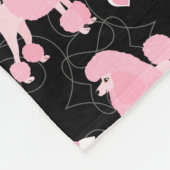 Roze roze roodroze en roodroze patroonroonroos fleece deken (Hoek)