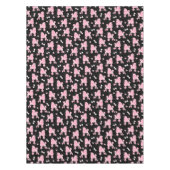 Roze roze roodroze en roodroze patroonroonroos tafelkleed (Voorkant)