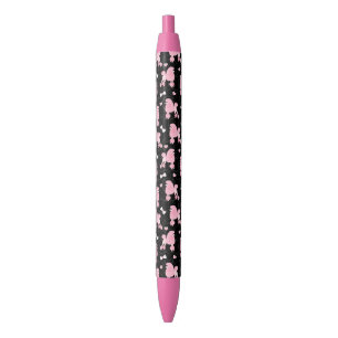 Roze roze roodroze en roodroze patroonroonroos zwarte inkt pen