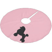 Roze roze roodroze kerstboomrok uit de jaren 1950 kerstboom rok (Gekanteld)