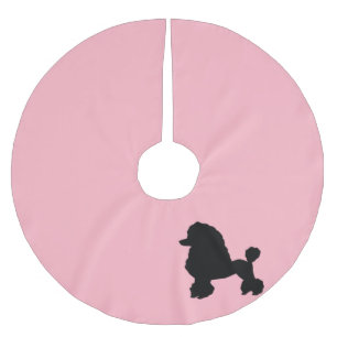 Roze roze roodroze kerstboomrok uit de jaren 1950 kerstboom rok