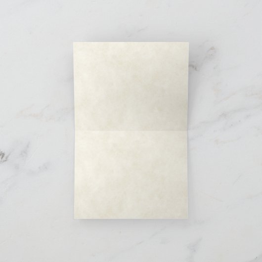 Roze roze roos bedankkaart (Binnen)