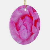 roze roze roos keramisch ornament (Rechts)