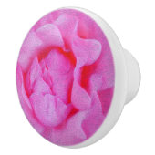 roze roze roos keramische knop (Rechts)