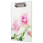 Roze roze roos klembord (Links)