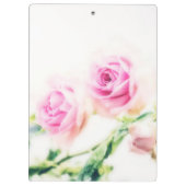 Roze roze roos klembord (Achterkant)